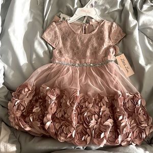 Coral Roses Dress